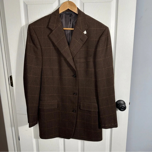NEW with tags, Vintage Brooks Brothers wool/cashmere men's jacket, exceptional - Picture 1 of 12